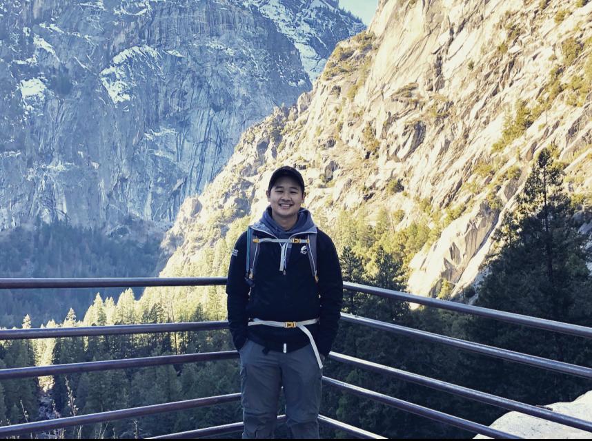 Khang Nguyen in Yosemite.