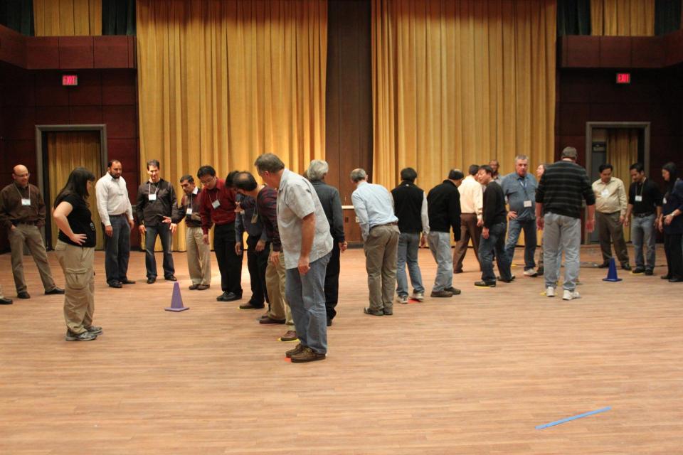 Corporate group indoor 